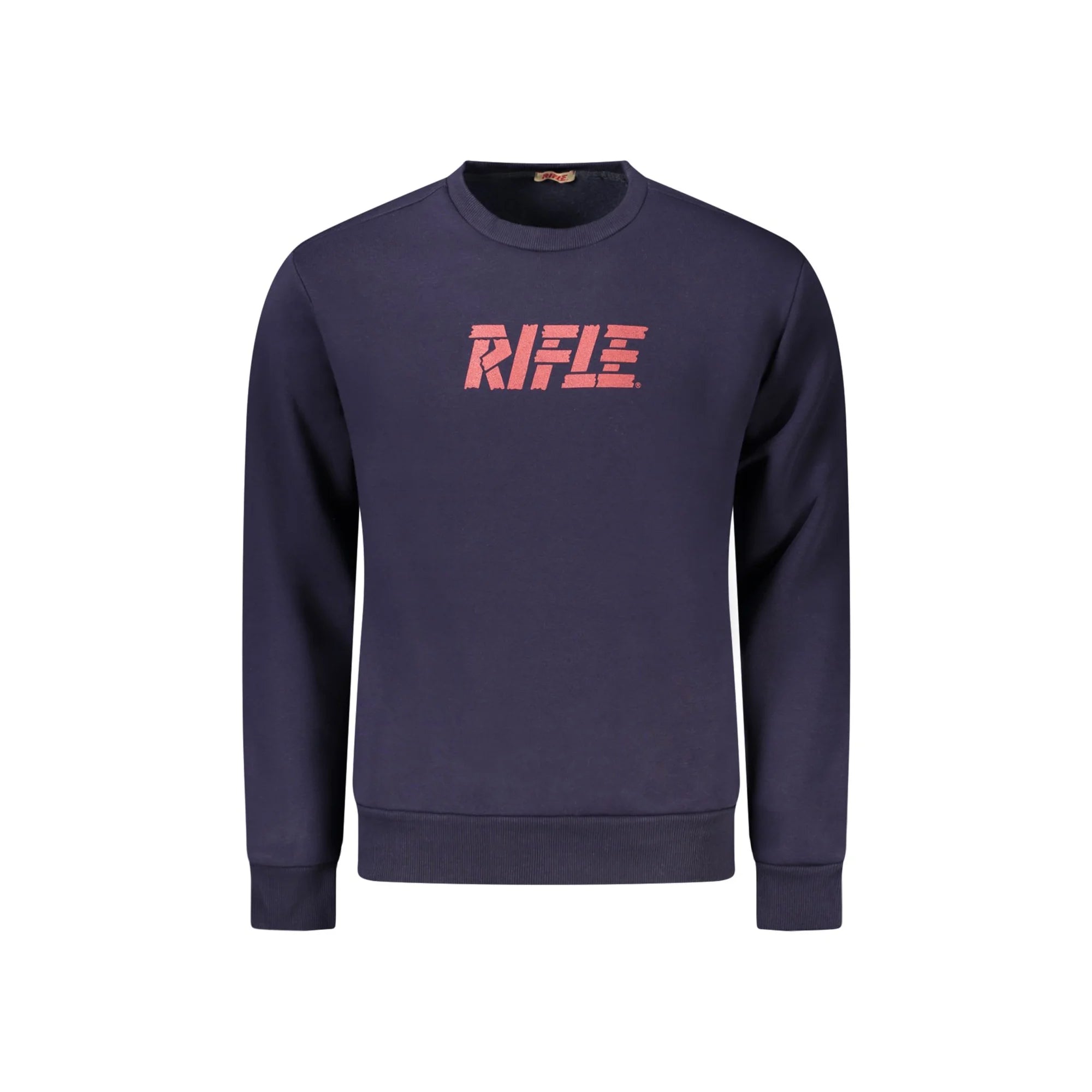 Rifle Felpa Maniche Lunghe Uomo Blu Stampa Logo Felpe - foto prodotto